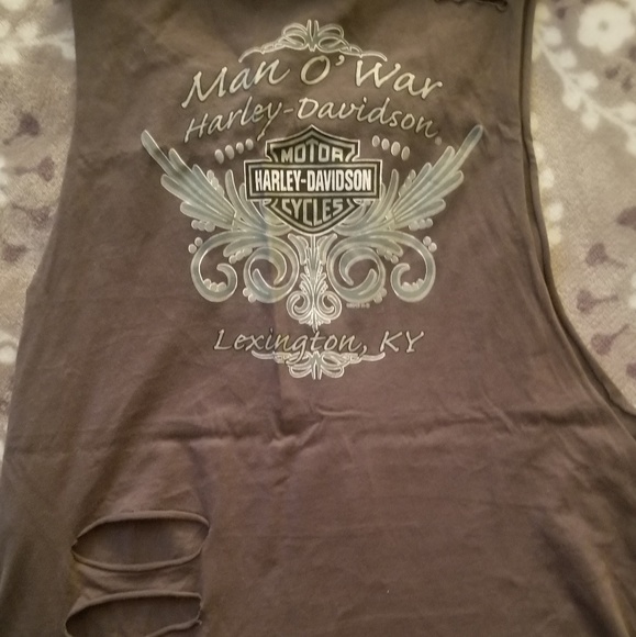 Harley Davidson Shirt Distressed - Picture 6 of 6